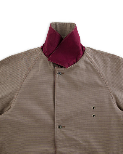 W'Menswear Reversible Cycling Trench - Burgundy - Standard & Strange