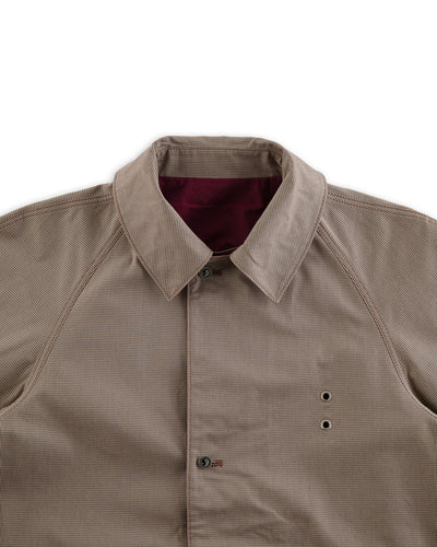 W'Menswear Reversible Cycling Trench - Burgundy - Standard & Strange