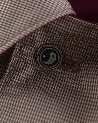 W'Menswear Reversible Cycling Trench - Burgundy - Standard & Strange