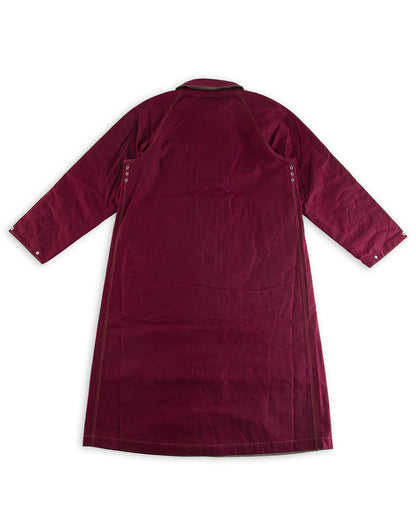 W'Menswear Reversible Cycling Trench - Burgundy - Standard & Strange