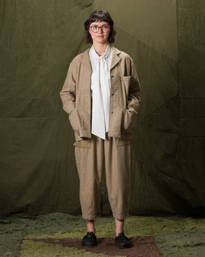 W'Menswear Service Blazer - Cream - Standard & Strange