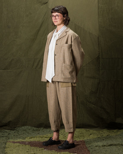 W'Menswear Service Blazer - Cream - Standard & Strange