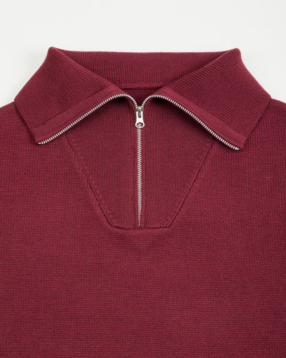 W'Menswear Track Sweater - Burgundy - Standard & Strange