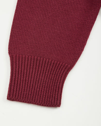 W'Menswear Track Sweater - Burgundy - Standard & Strange