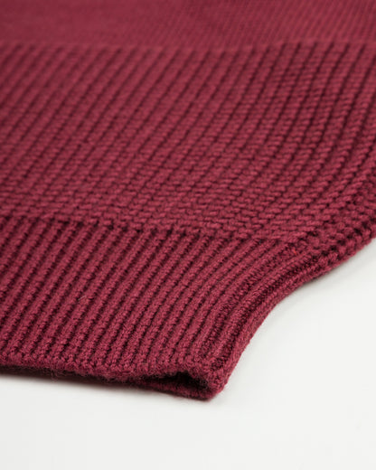 W'Menswear Track Sweater - Burgundy - Standard & Strange