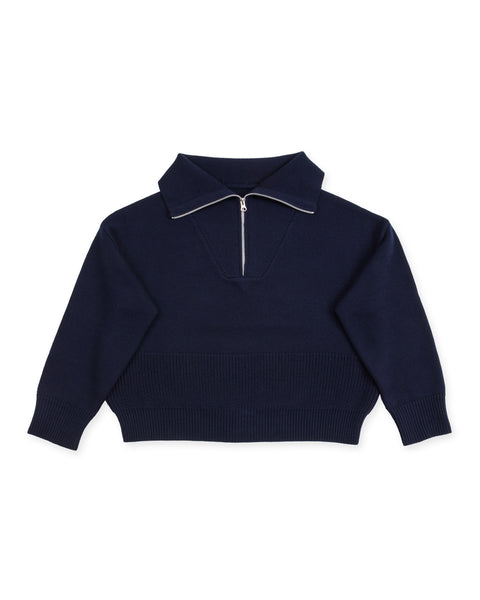 W'Menswear Track Sweater - Navy - Standard & Strange