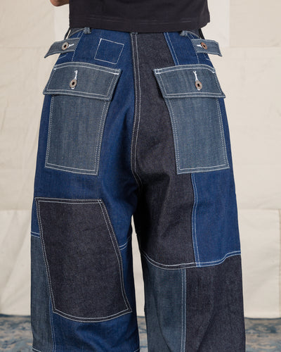 W'Menswear Unisex Freedom Flight Trouser - Denim - Standard & Strange