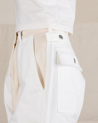 Good Ol' Whats-Her-Face by W'menswear Unisex Freedom Flight Trouser - Off-White - Standard & Strange