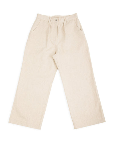 W'mens Work Jean - Natural Cotton/Linen