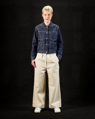 W'mens Work Jean - Natural Cotton/Linen