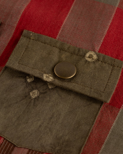 W'Menswear W'menswear x Kardo Summer Fortune Pocket Dress - Red/Green Cotton - Standard & Strange