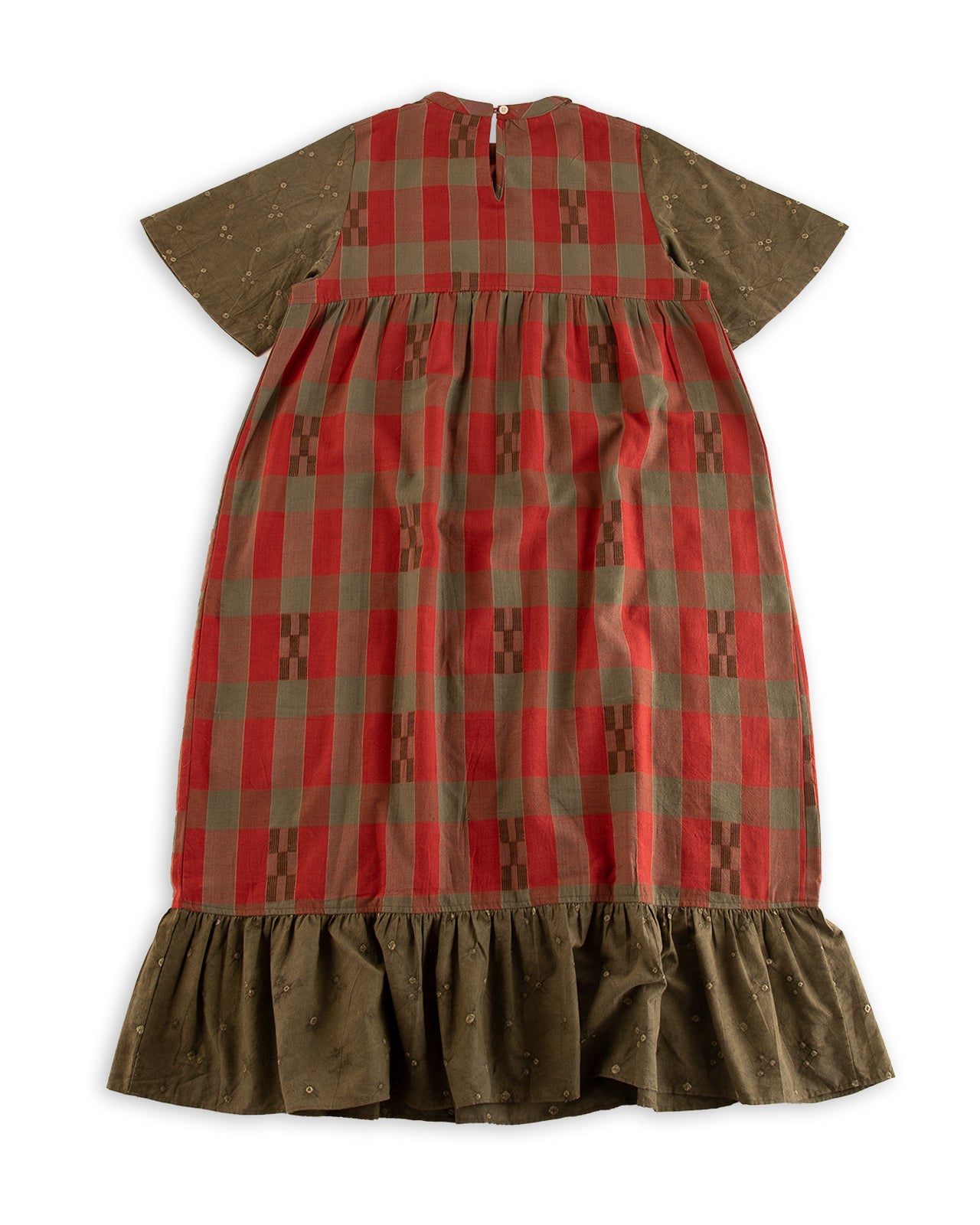 W'Menswear W'menswear x Kardo Summer Fortune Pocket Dress - Red/Green Cotton - Standard & Strange