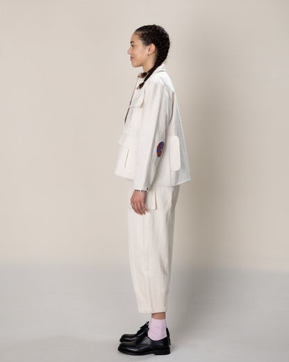 W'Menswear W'menswear x Kardo Ralley Jacket - Natural - Standard & Strange