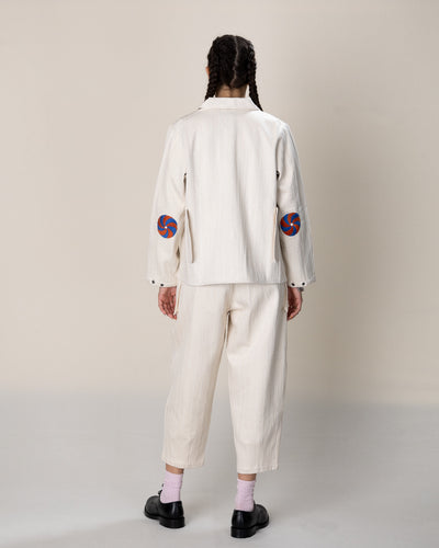 W'Menswear W'menswear x Kardo Ralley Jacket - Natural - Standard & Strange