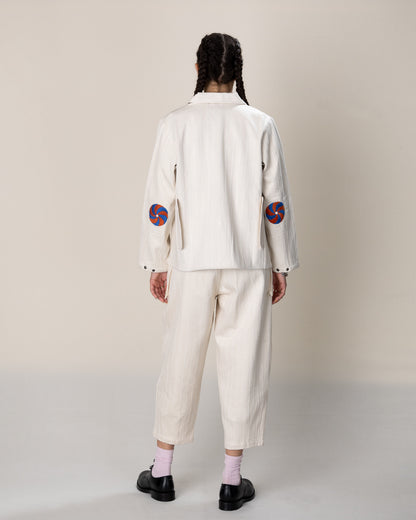 W'Menswear W'menswear x Kardo Ralley Jacket - Natural - Standard & Strange