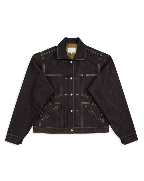 W'Menswear Engineers Jacket - Indigo/Gold - Standard & Strange