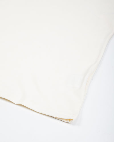 W'Menswear Football Tee - Off-White/Indigo Cotton/Hemp - Standard & Strange