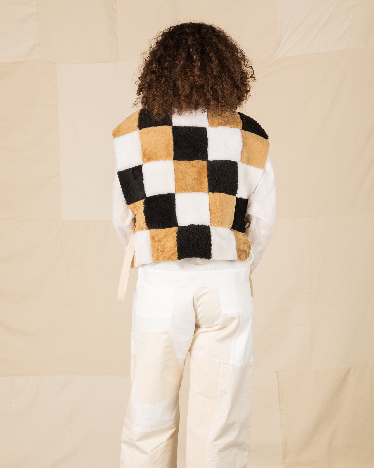 W'Menswear Freedom Sheepskin Vest - Multi - Standard & Strange