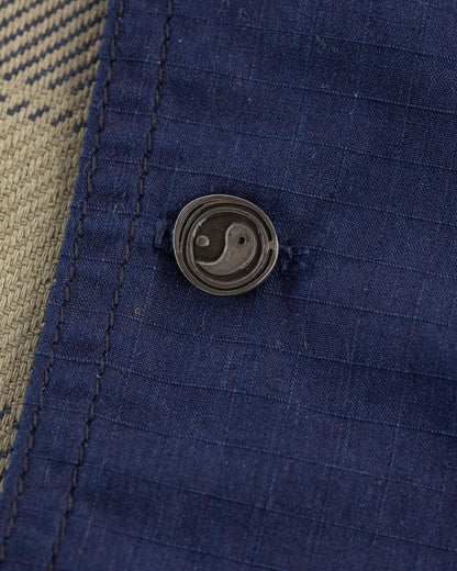 W'Menswear Mechanical Aid Shirt - Indigo Check - Standard & Strange