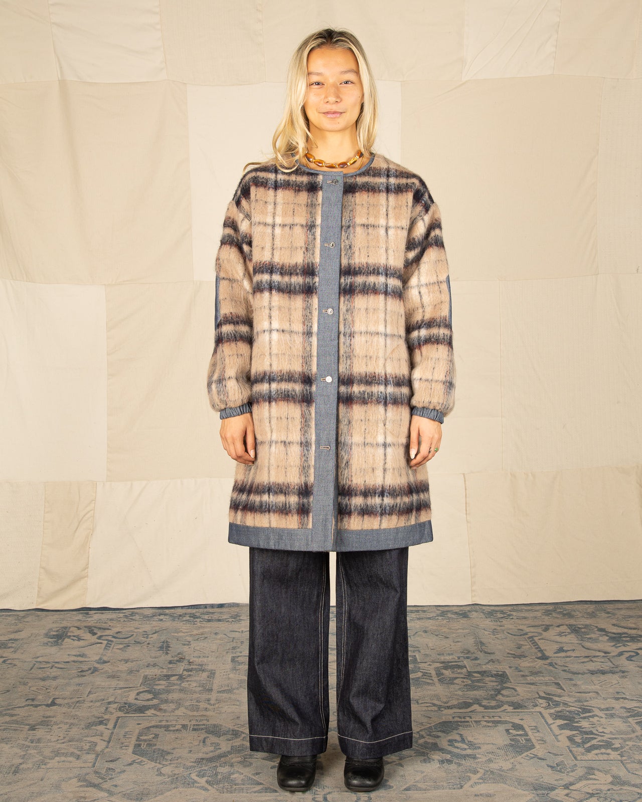 W'Menswear Rally Coat - Beige - Standard & Strange