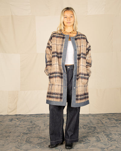 W'Menswear Rally Coat - Beige - Standard & Strange