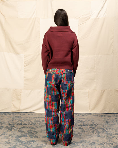 W'Menswear Track Sweater - Burgundy - Standard & Strange