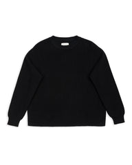 W'Menswear Waffle Pullover - Black - Standard & Strange