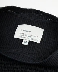 W'Menswear Waffle Pullover - Black - Standard & Strange