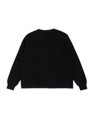 W'Menswear Waffle Pullover - Black - Standard & Strange