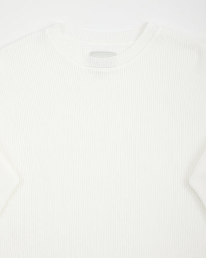 W'Menswear Waffle Pullover - Off-White - Standard & Strange