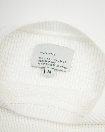W'Menswear Waffle Pullover - Off-White - Standard & Strange