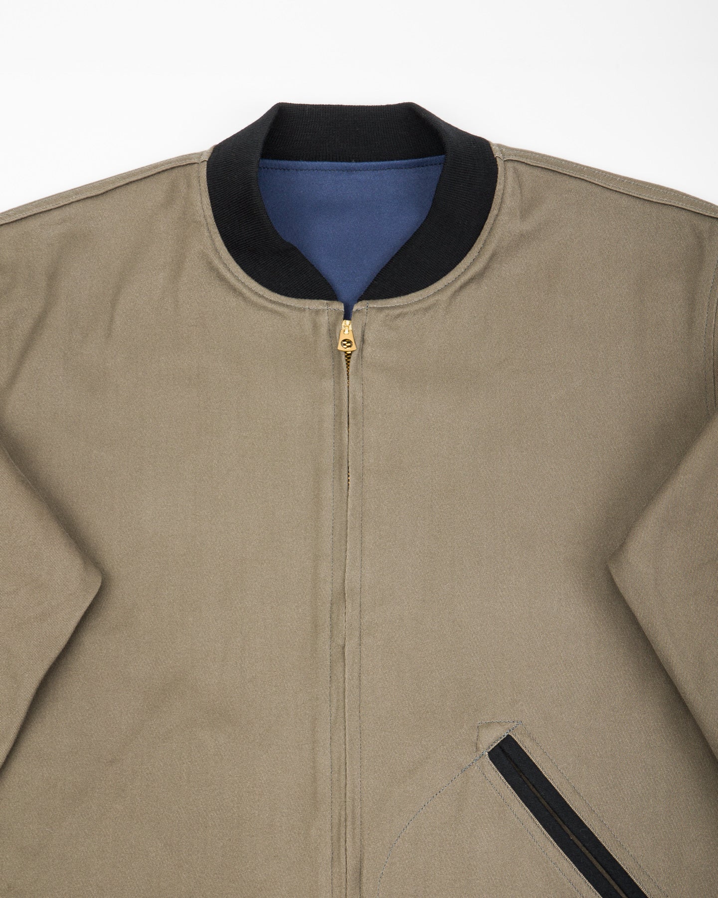 Warehouse Cadet's Varsity Jacket - Gray/Navy - Standard & Strange