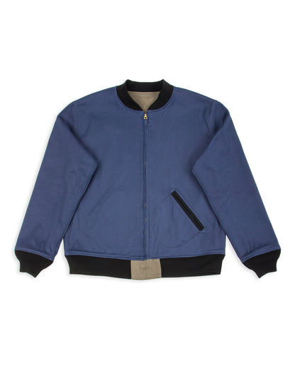 Warehouse Cadet's Varsity Jacket - Gray/Navy - Standard & Strange