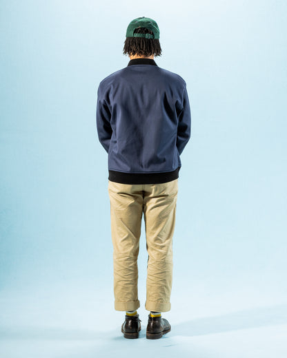Warehouse Cadet's Varsity Jacket - Gray/Navy - Standard & Strange