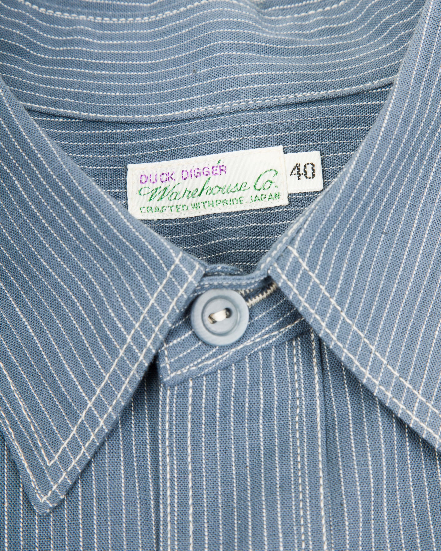 Warehouse Lot 3054 Wide Awake Shirt - Stripe - Standard & Strange