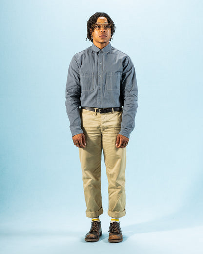 Warehouse Lot 3054 Wide Awake Shirt - Stripe - Standard & Strange