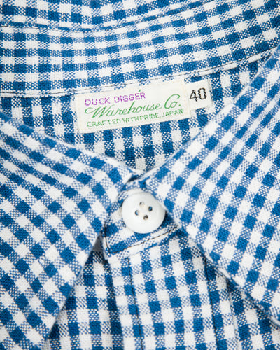Warehouse Lot 3056 Check Work Shirt - Blue Gingham - Standard & Strange
