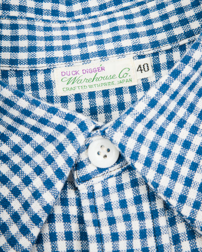 Warehouse Lot 3056 Check Work Shirt - Blue Gingham - Standard & Strange