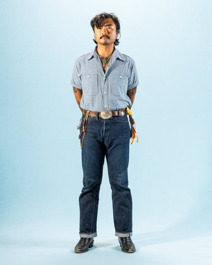 Warehouse Lot 3056 Check Work Shirt - Blue Gingham - Standard & Strange