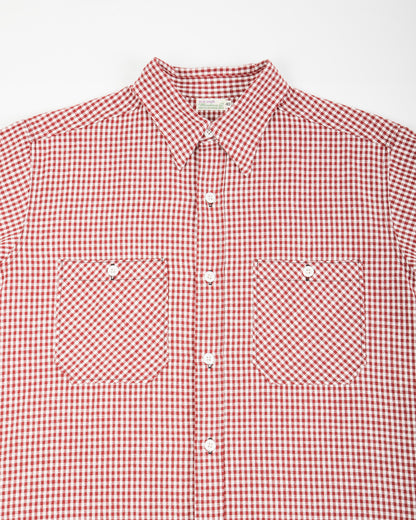 Warehouse Lot 3056 Check Work Shirt - Red Gingham - Standard & Strange