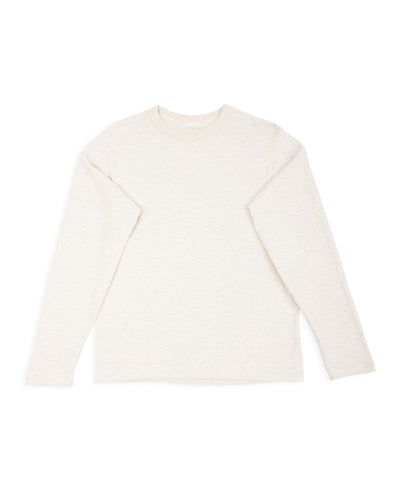 Warehouse Long Sleeve Crew Neck Tee - Oatmeal - Standard & Strange
