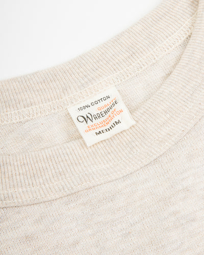 Warehouse Long Sleeve Crew Neck Tee - Oatmeal - Standard & Strange