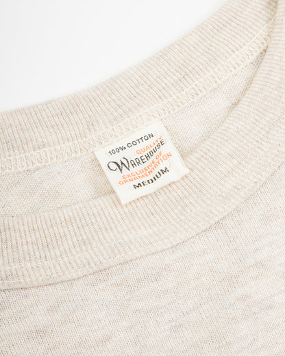 Warehouse Long Sleeve Crew Neck Tee - Oatmeal - Standard & Strange