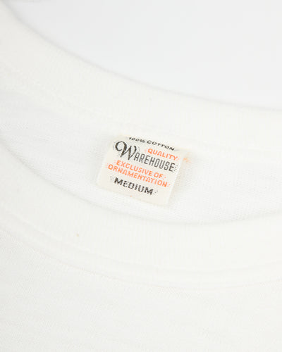 Warehouse Long Sleeve Crew Neck Tee - Off White - Standard & Strange