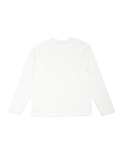 Warehouse Long Sleeve Crew Neck Tee - Off White - Standard & Strange