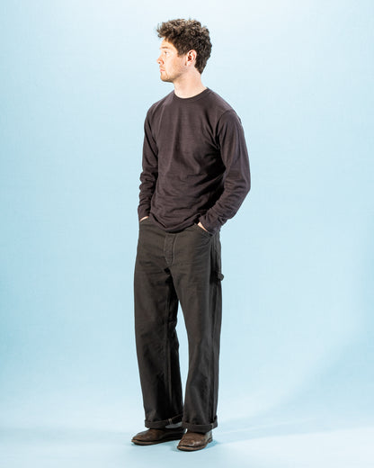 Warehouse Long Sleeve Crew Neck Tee - Sumikuro - Standard & Strange