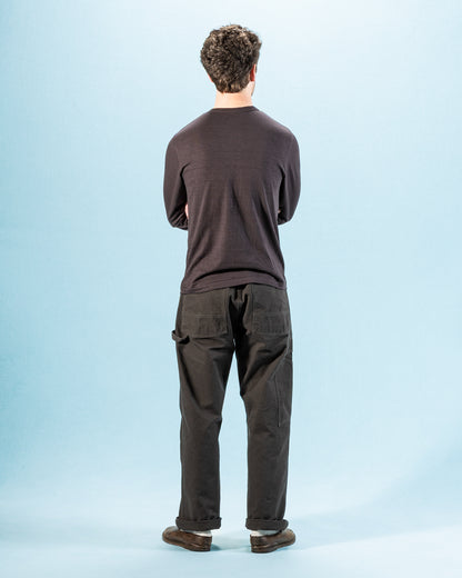 Warehouse Long Sleeve Crew Neck Tee - Sumikuro - Standard & Strange