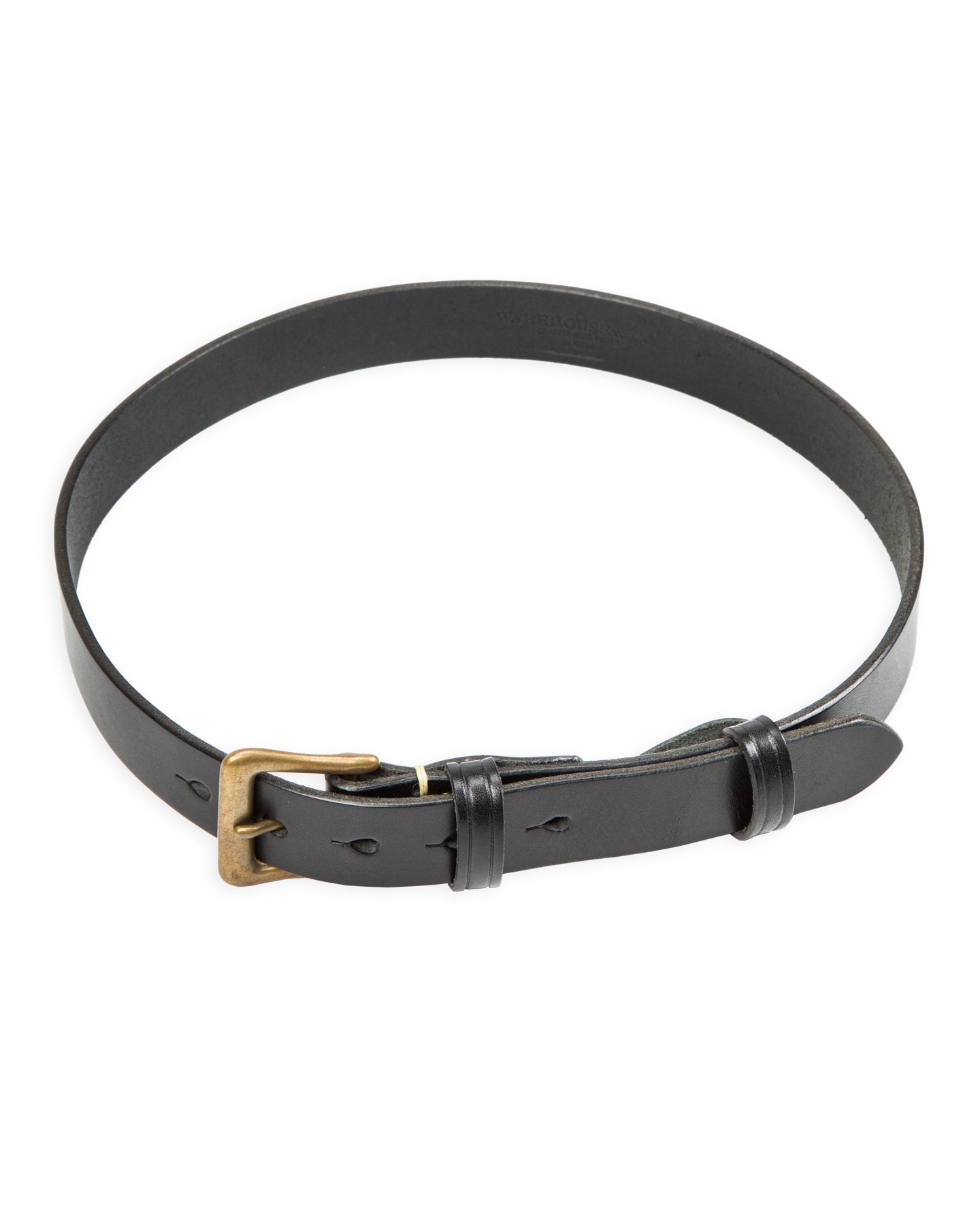 Warehouse Lot 6041 Slim Belt - Black - Standard & Strange
