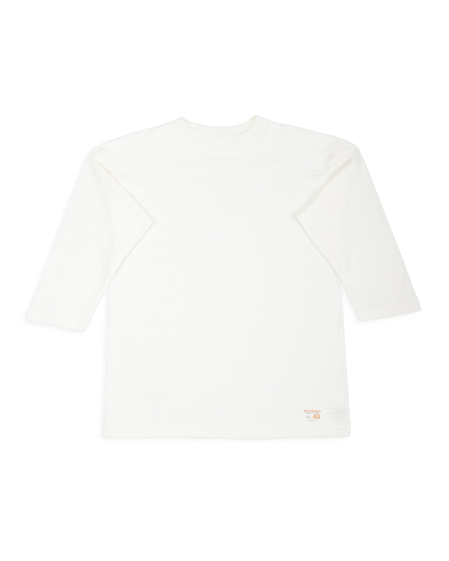 Warehouse Three Quarter Football Shirt - Off White - Standard & Strange