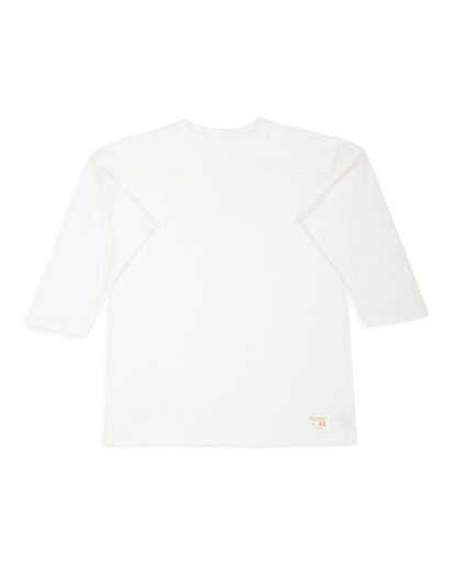 Warehouse Three Quarter Football Shirt - Off White - Standard & Strange